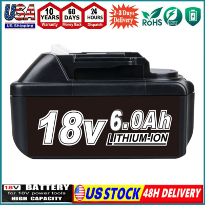 マキタ　18V LITHUM-ION BL1860B BL1860B LXT Lithium-ion 18V 6.0Ah Battery for Makita 18Volt BL1830