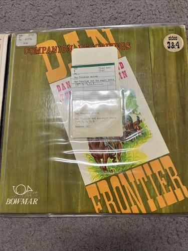 RARE 1968 Dan Frontier & Wagon Train LP 2x Vinyl Album Bowmar Companion Records - Picture 14 of 20