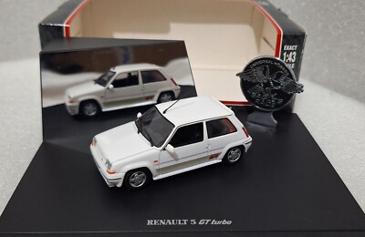 Renault 5 GT Turbo 1988 White 1:43 Universal Hobbies EXTREMELY
