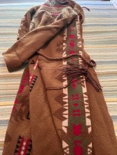 Extremely Rare 1915-1920 Pendleton Indian Trade Blanket/robe, Second Label