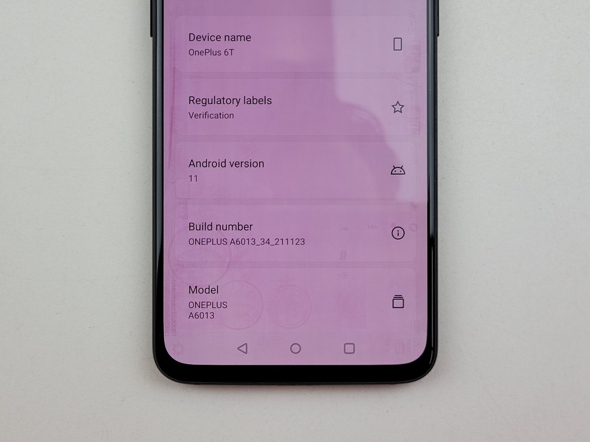 OnePlus 6T (A6013) 128GB (GSM Unlocked) (T-Mobile) - *PLEASE