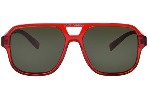 Dolce & Gabbana DX4003 340971 Sunglasses Youth Kids Boy's Red/Green Pilot 50mm - Picture 2 of 5