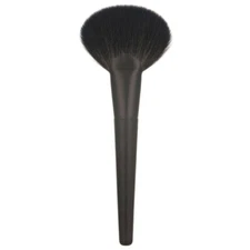 Soft Saikoho Goat Hair Large Fan Shape Face Powder Brush Handmade Makeup Brush