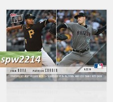 2018 Topps Now Ivan Nova & Patrick Corbin #355 Starters Set MLB Record