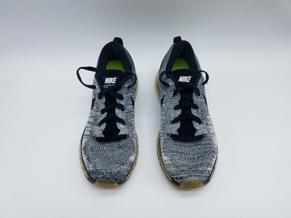 Nike Air Max Flyknit Max Oreo Mens 7 Running Shoes Black Gray Womens 8.5‎ Nike Flyknit Racer Shoes 7 (40) | Mercari main image 2