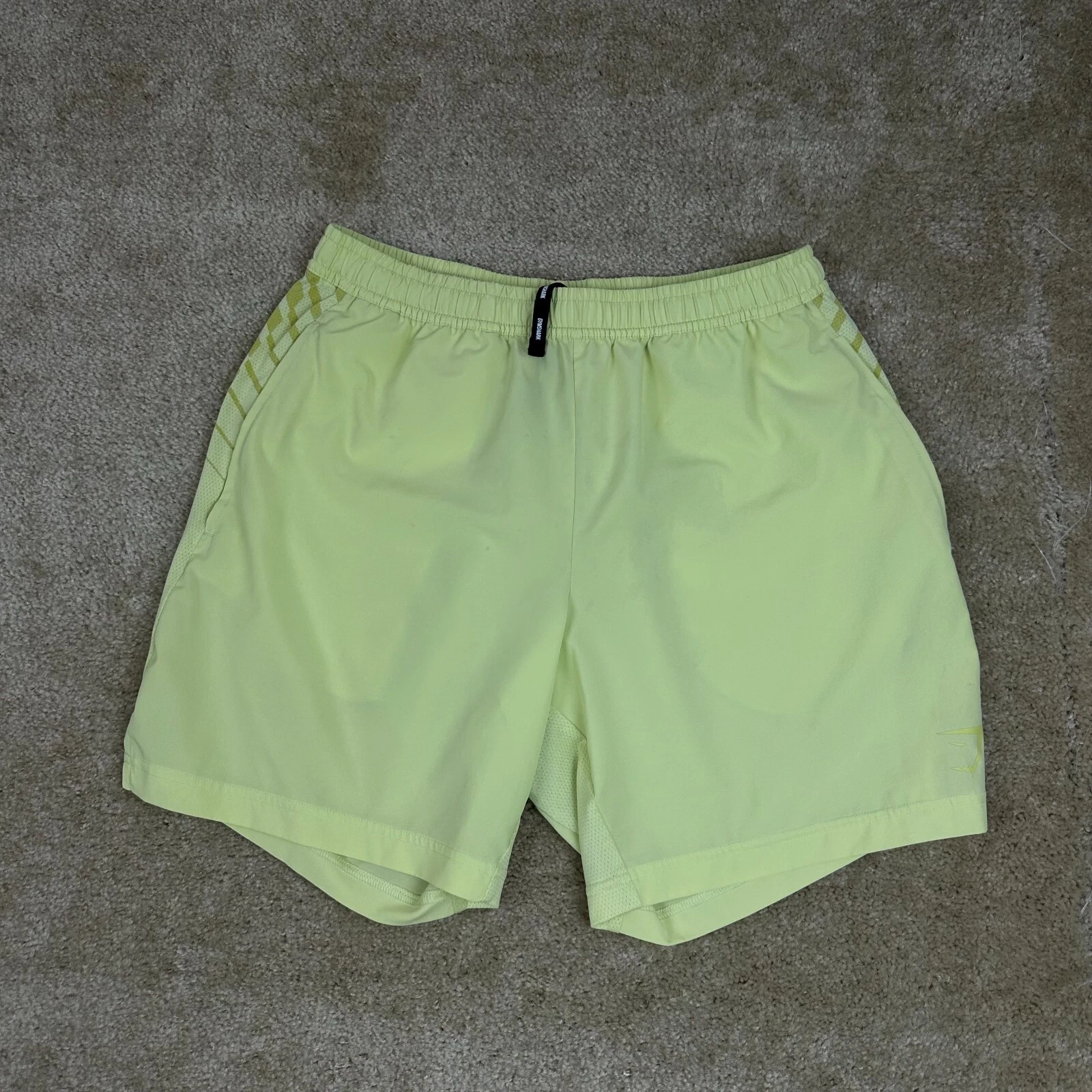gymshark linerless solid drawstring athleisure performance gym shorts