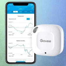Govee Hygrometer Thermometer, Wireless Thermometer, Mini Bluetooth Humidity