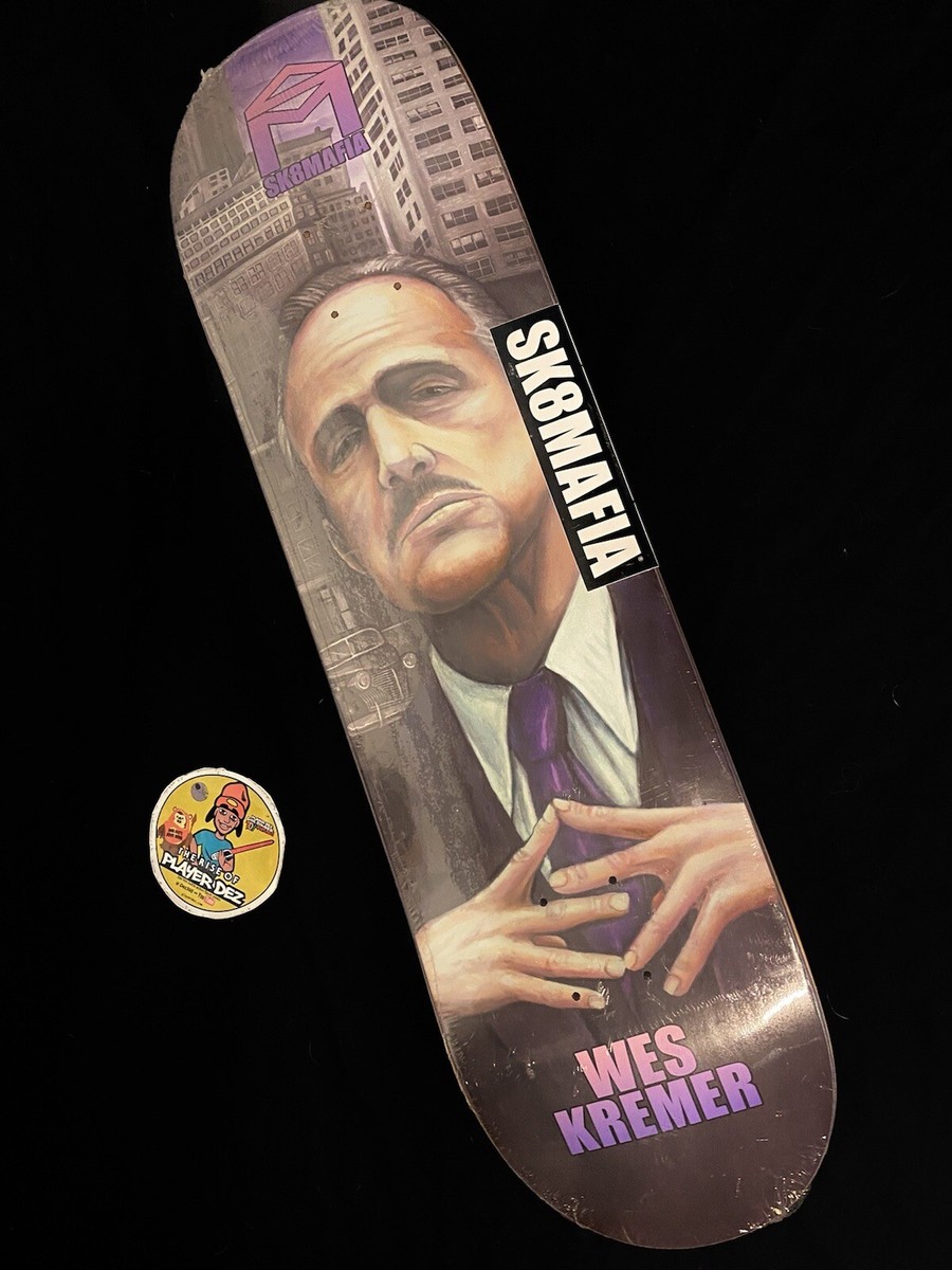 RARE Sk8mafia Scarface Wes Kremer Pro Model Skateboard Deck In