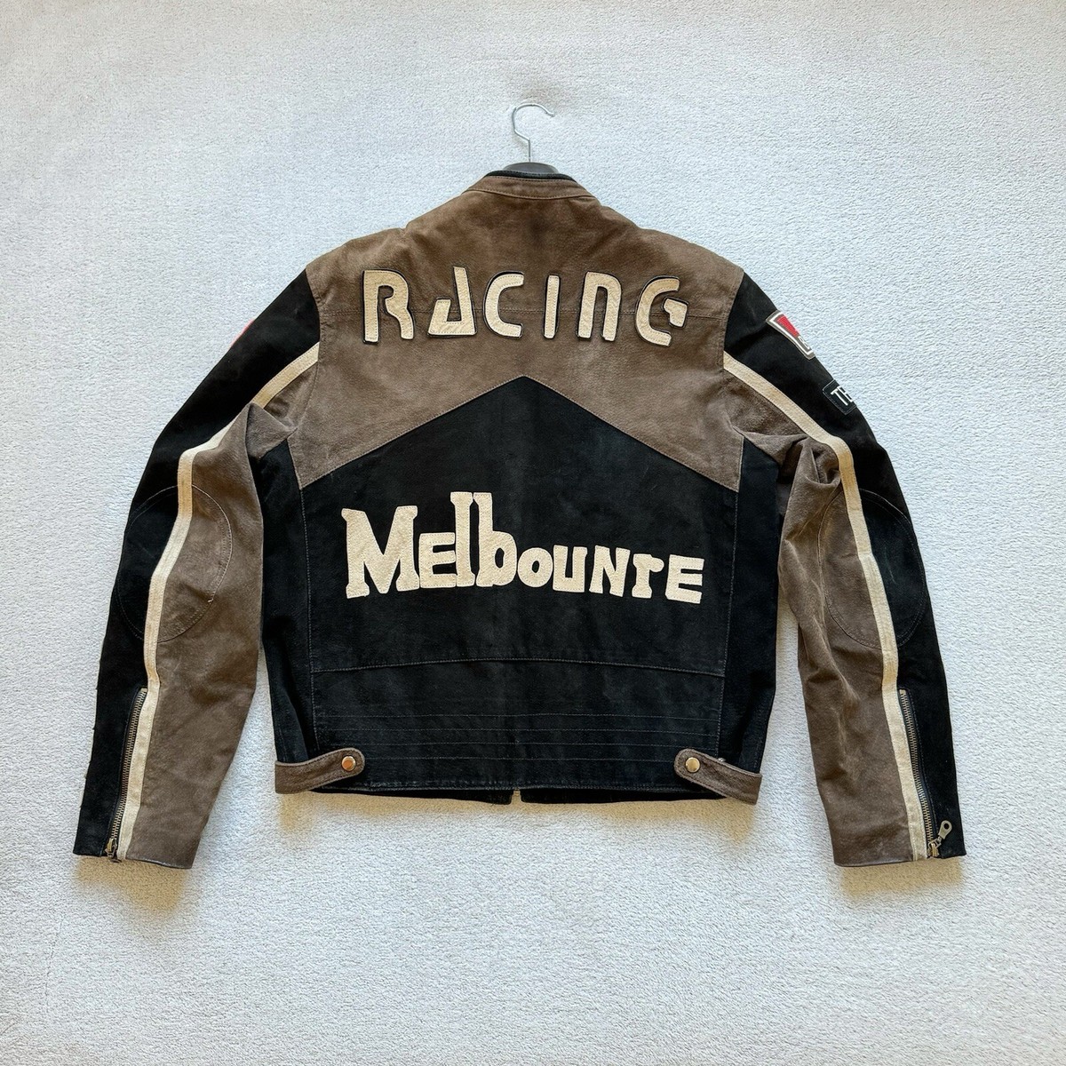 Vera Pelle Leather Melbourne Racing Team Motorcycle Biker