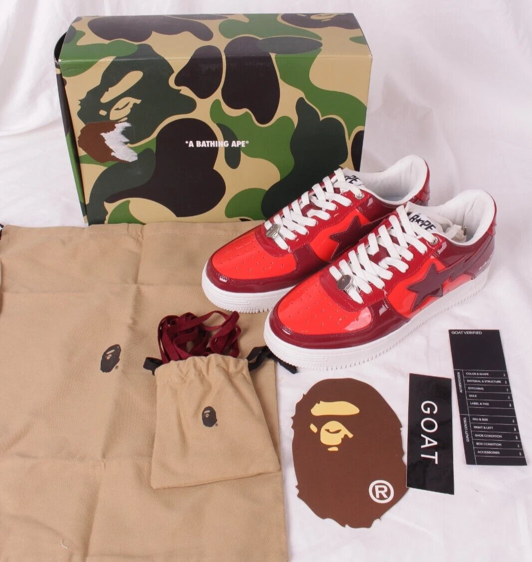 Red camo hotsell bapesta