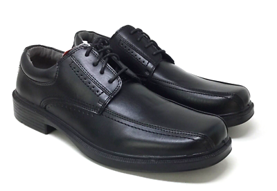 Deer Stags Williamsburg Mens Black Faux Leather Career Dress  display picture 3