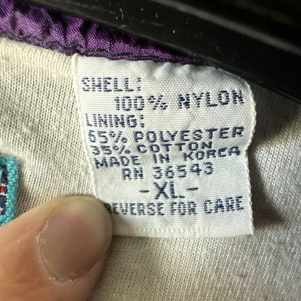 Chaqueta cortavientos Van Heusen años 90 cremallera completa multicolor talla XL (crebilla rota) Foto 4 de 4