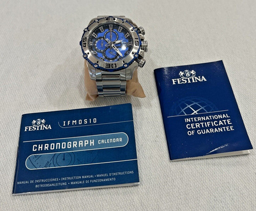 FESTINA Mens Chrono Bike Wrist Watch 16599 water resistant to 100 meters