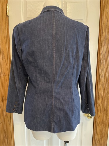 Chaqueta Blazer Vaquera Vintage Koret City Blues Western Denim Talla 38 D12 - Imagen 4 de 7