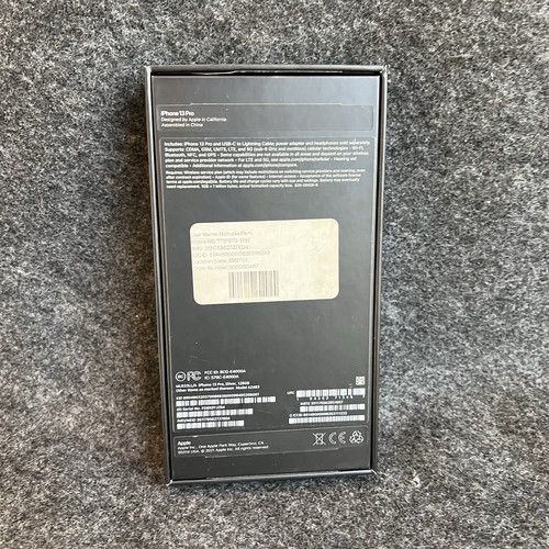 iPhone 13 Pro Box Only White - Zdjęcie 3 z 5