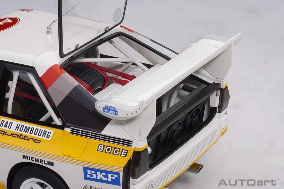 AUTOART 1/18 - 88602 - AUDI Quattro S1 LWB Rallye Montecarlo 1986 Mikkola #6 - Immagine 4 di 4