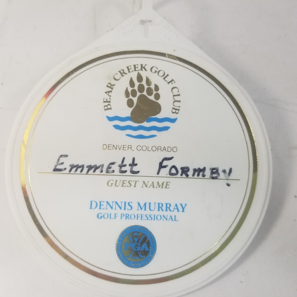 Bear Creek Golf Club MURRIETA, CALIFORNIA SUPER VINTAGE Plastic Golf