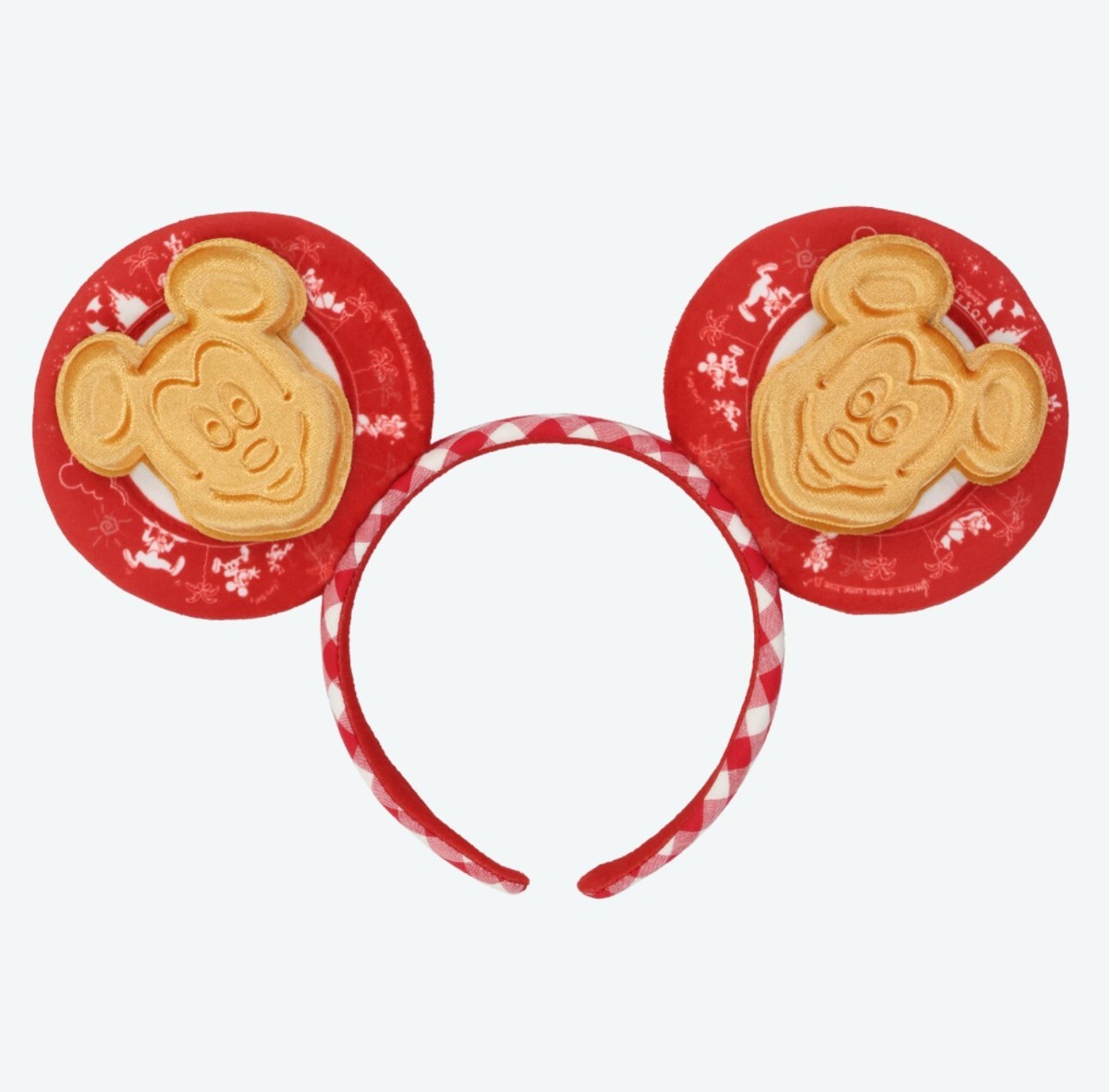 Japan Tokyo Disney Resort Mickey Waffle Company 2025 Ears Headband