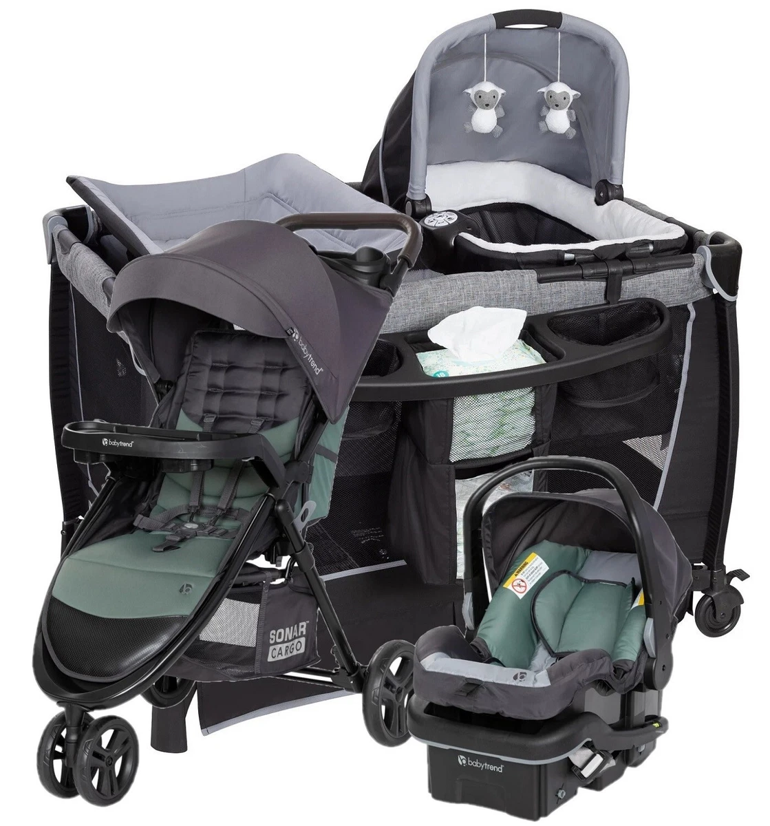 Baby Trend Unique Combo Stroller With Car Seat Playard Perfect Family  Adventures