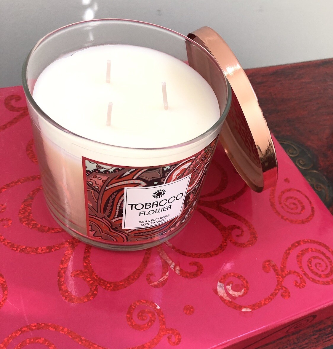 tobacco candle bath and body works Bath and Body Works Tobacco Flower Candle