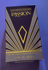 Elizabeth Taylor's Passion Eau De Toilette 1.5 oz 44 ML Women Spray New