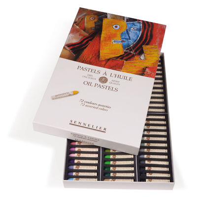 Sennelier Oil Pastels - Kartonschachtel mit 72 Ölpastellen - N132520.720