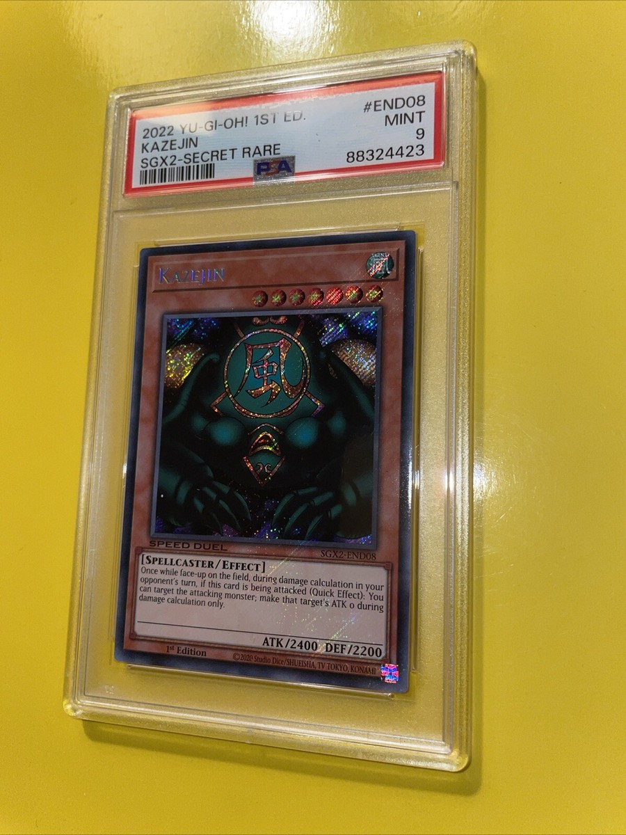 YuGiOh KAZEJIN #SGX2-END08🔥PSA 9 MINT🔥1st EDITION-2022 SECRET