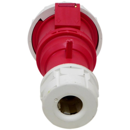 32A 4 Pin Waterproof IP67 Plug & Coupler socket 415V 32 Amp 3P+E Red FAST FIT - Picture 10 of 12