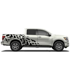 Tires truck Decal For Nissan Titan S SV Pro 4x Platinum  graphics design Sticker