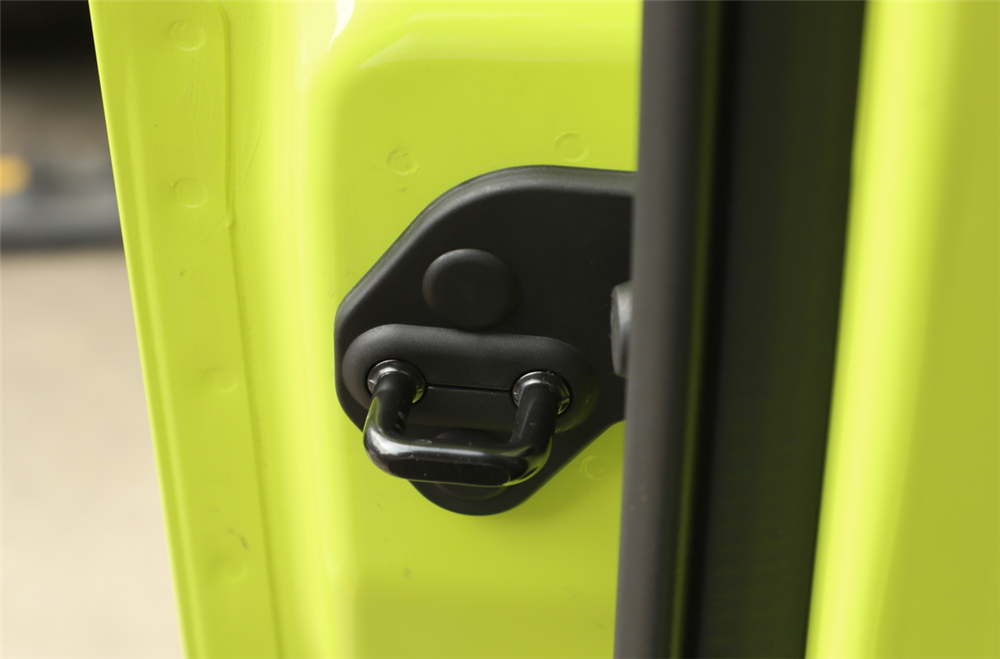 Black ABS Car Door Lock Buckle Cover For Suzuki Jimny 20192023 Car