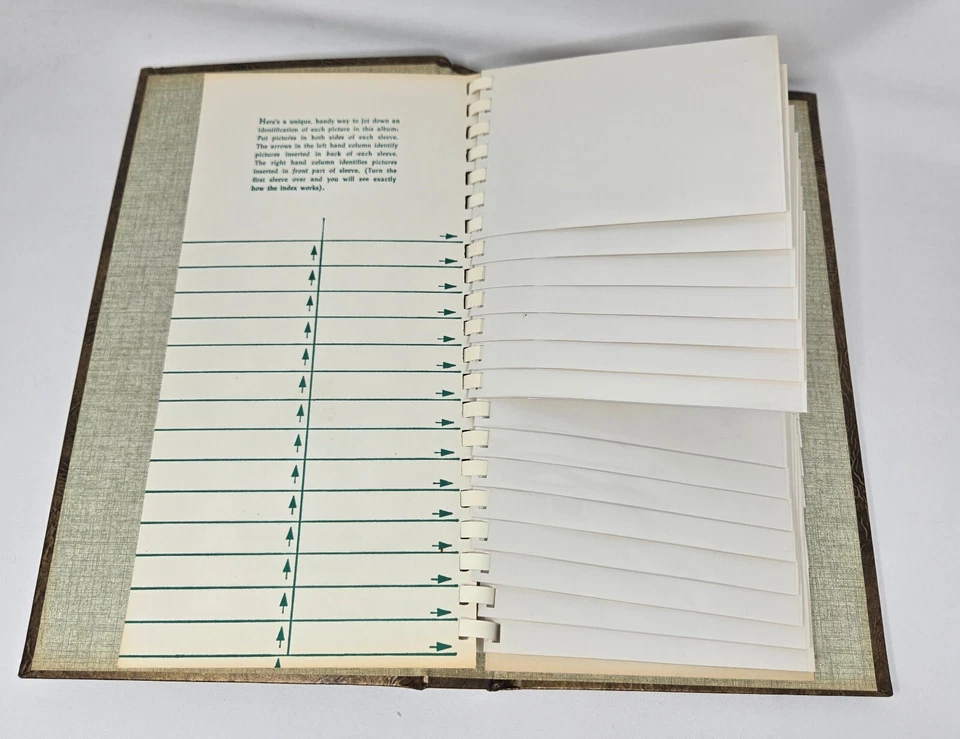 Álbum de fotos focales vintage años 70 contiene 60 fotos de película de 3,5" x 5" 110 107 108 nuevo Foto 4 de 4