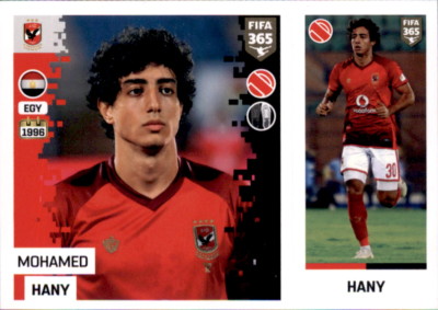 Panini FIFA365 2019 - Sticker 357 a/b - Mohamed Hany - Al Ahly SC