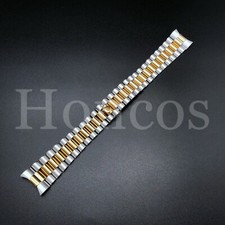 CINTURINO OROLOGIO PRESIDENT DAYDATE ADATTO PER ROLEX 18039 18239 20MM DUE TONI GD/SS