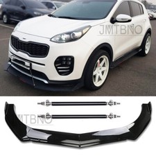 For Kia Sportage 2017-2020 Front Bumper Lip Splitter Spoiler Chin Strut Rods For Kia Sportage 2017-2020 Front Bumper Lip Splitter Spoiler Chin Strut Rods