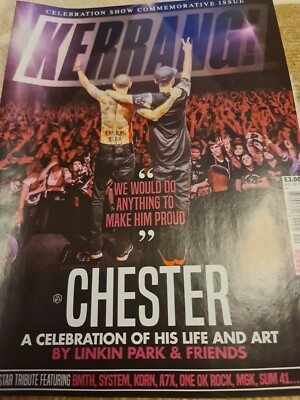 KERRANG 1695 Chester Bennington  NOVEMBER 2017 Commemorative Issue Frank Iero