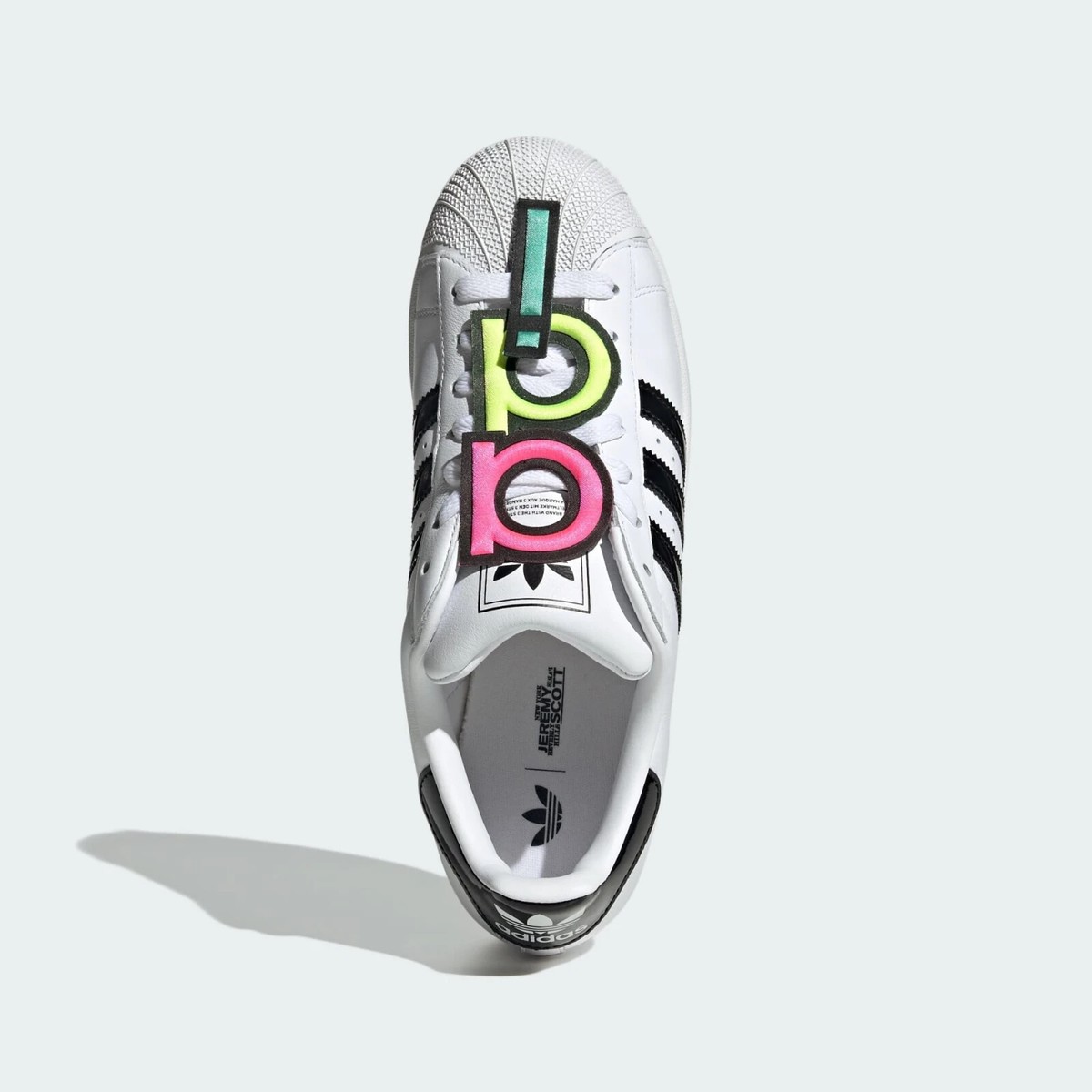 adidas x Jeremy Scott Superstar II Shoes JR3584 Cloud White / Core
