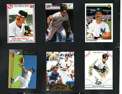 13000* Nice Don Mattingly Baseball Card Lot ( Upper deck, Ultra, Threads, Post,)