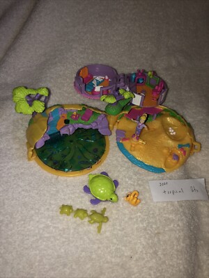 Vintage Polly Pocket Tropical Pets Playset 2000 Mattel missing 1 Koala