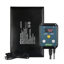 BN-LINK Durable Reptile Heating Pad 8" X 12" with Digital Assorted Sizes