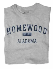 Homewood Alabama AL T-Shirt EST