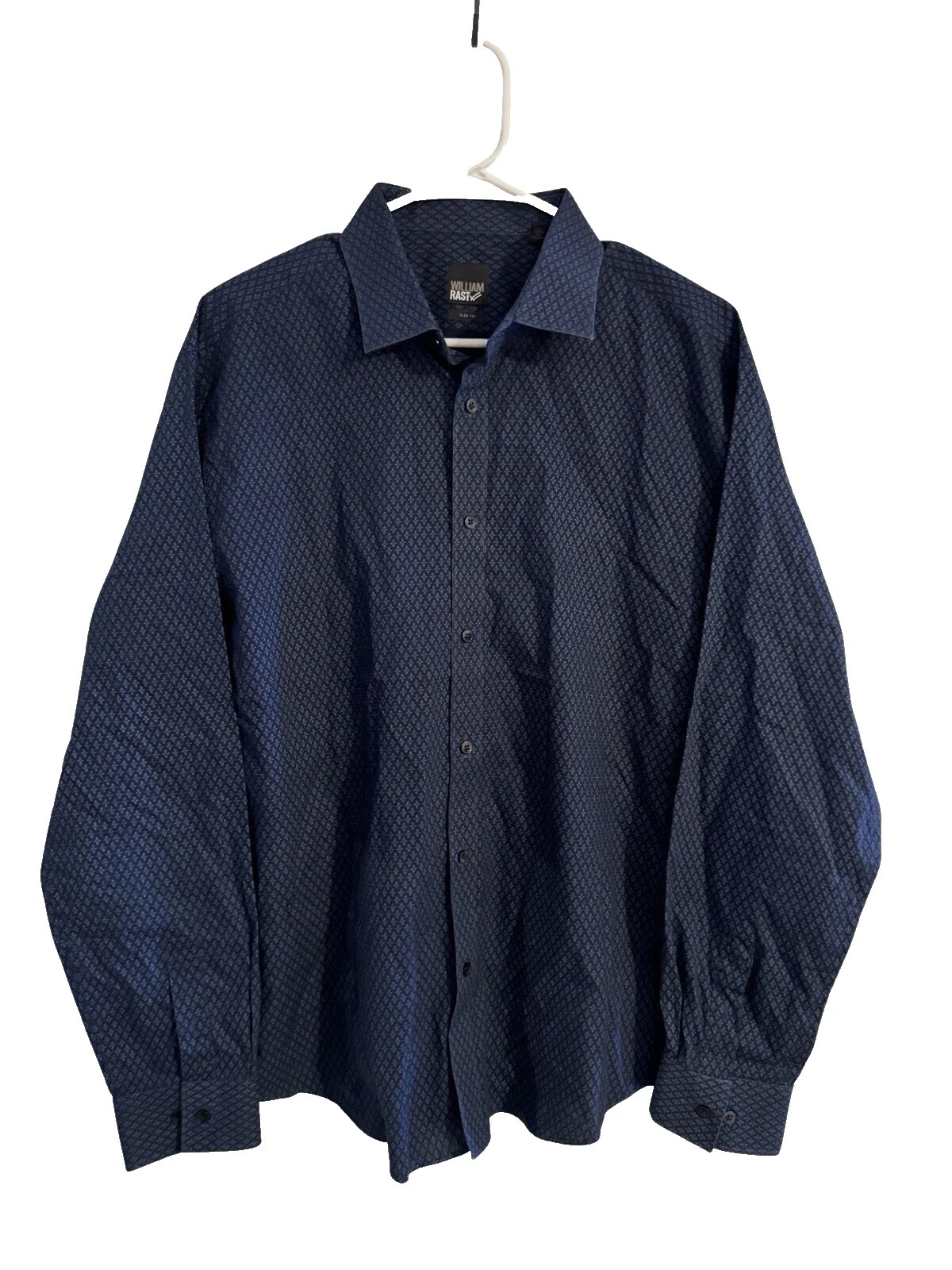 Botón Casual sólido algodón William Rast-Down Shirts for Men