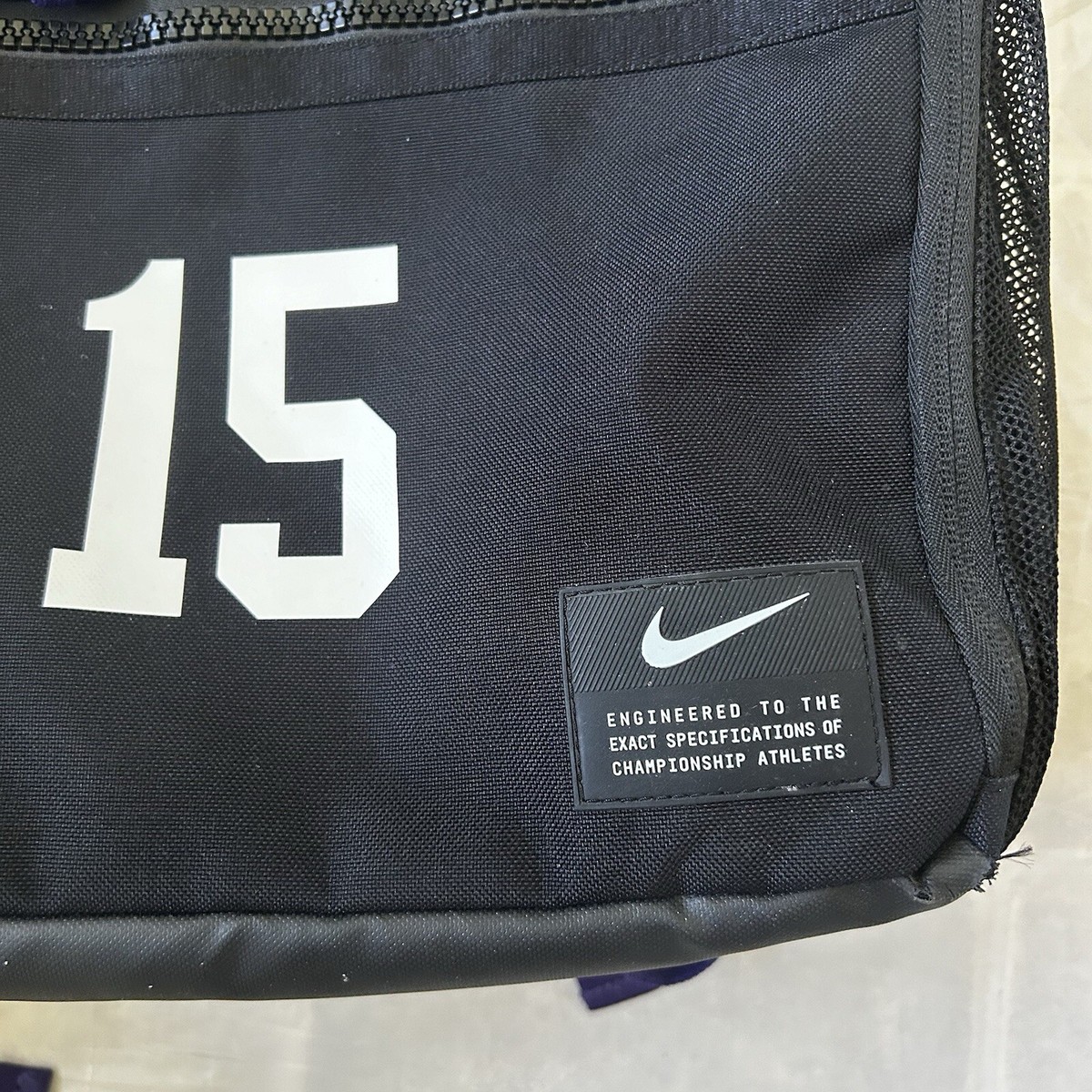 人像 Nike K-State Wildcats Team Issue Player Backpack #15 Large