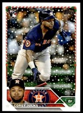 2023 Topps Holiday H137 Corey Julks Houston Astros RC Baseball Card