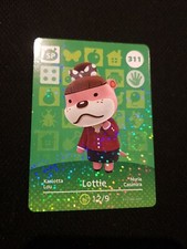 LOTTIE ANIMAL CROSSING AMIIBO SERIES 4 CARD #311 TRACKED AU POST geniuine