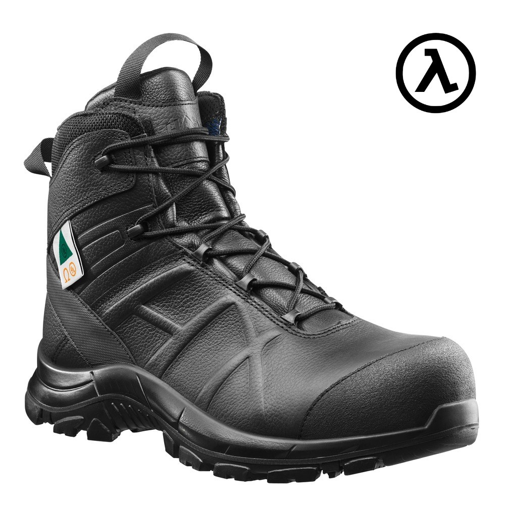 HAIX BLACK EAGLE SAFETY 55 MID SIDE-ZIP EMS CT BOOTS 620012 - ALL