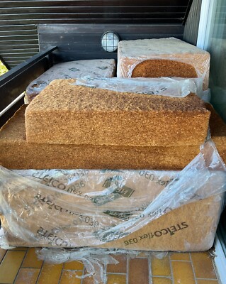 Holzfaser:  der Hightech Dämmstoff Steico 16 cm x 56 cm x 120 cm, 8x56x120