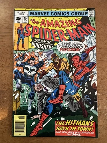 Amazing Spider-Man #174 (1977) Punisher  VF