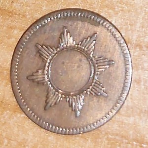 Frankfurt - Estados Alemanes - Penique Judío 1819. Cu. Km-Tn7.