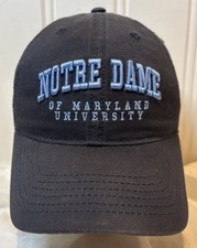 NDMU Notre Dame of Maryland University Gators Navy Blue Legacy Hat Cap Great Con