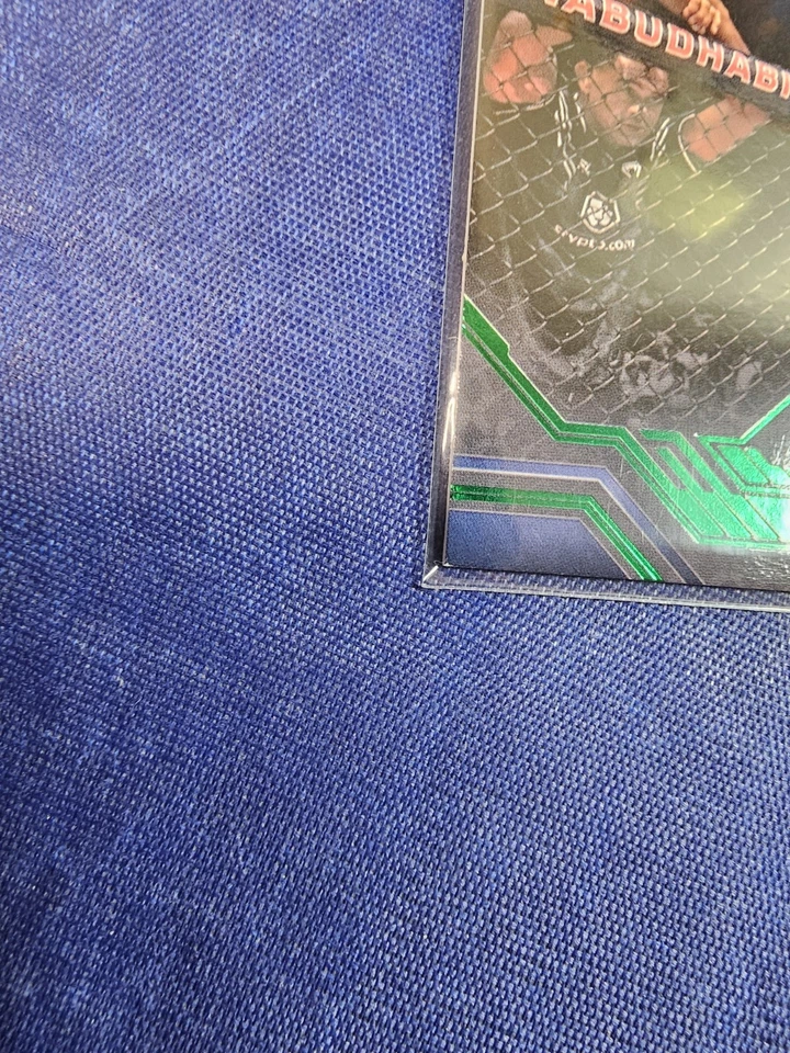 2024 Topps UFC Knockout Kamaru Usman Inside the Octagon Green /5 ITO-2 - Image 2 of 4